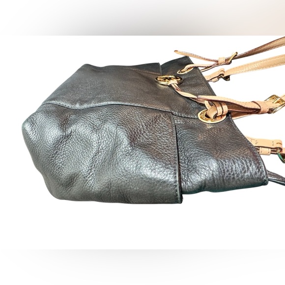 Michael Kors Black Leather Tote Bag - Picture 4 of 13